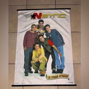 Vintage NSYNC Tapestry Wall Art No Strings Attached Justin Timberlake
2000 Zeeks